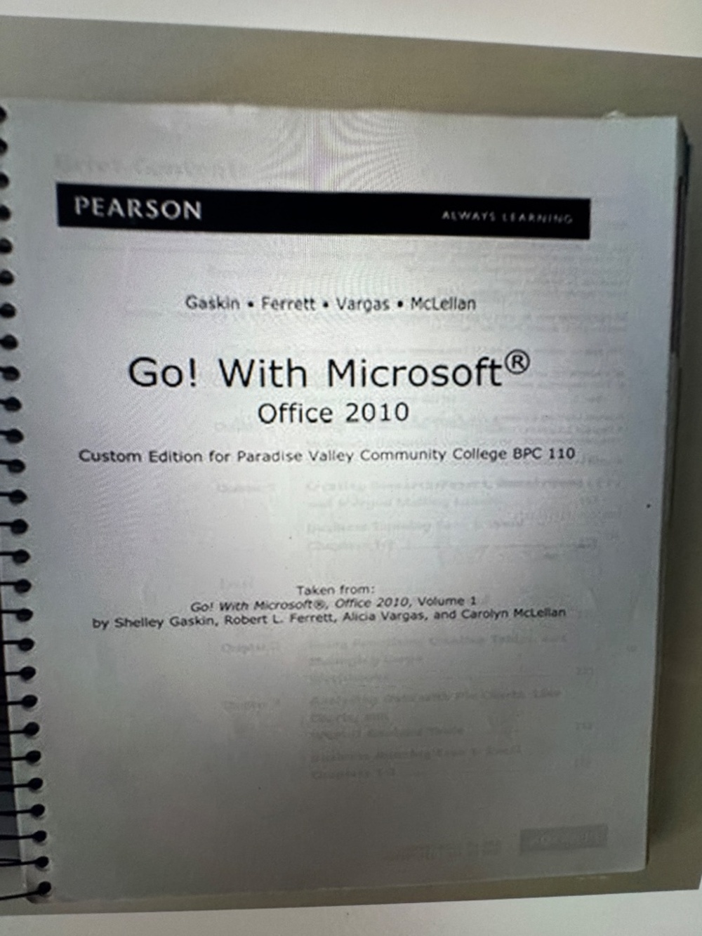 Go! With Microsoft, Office 2010, BPC 110: Computer Usage and Applications - Picture 4 of 7